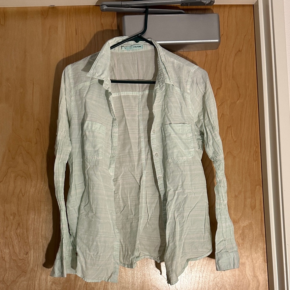 Women’s Light Green Casual Shirt